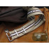 Tactical watch strap MILTAT G10 Nato Nylon 22mm (beige with brown and white stripes)