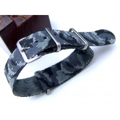 Ремешок для часов тактический MILTAT NATO TANK Ballistic Nylon Urban Camouflage