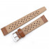 Leather strap for Taikonaut Diamond Punch Holes, brown, 18 mm.
