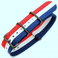 The strap for tactical watches MILTAT G10 Nato Nylon French Edition 20 mm.