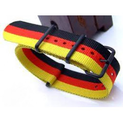 Tactical wristband for watches MILTAT G10 Nato Nylon German Edition 20 mm