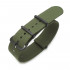 Tactical Watch Strap MiLTAT G10 Nylon PVD Forest Green 20 mm