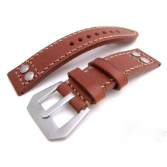 Leather strap for Taikonaut Pre-Vendome Vintage watches, 22 mm.