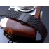 Браслет для годинника Taikonaut PVD Black крупного плетіння із застібкою Deployant Clasp (20 мм)
