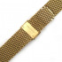 Браслет для часов Taikonaut Milanese classic wire mesh gold 22 мм