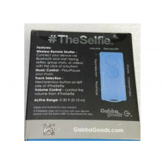Бездротовий дистанційний пульт Gabba Goods # THESELFIE Bluetooth Remote Camera with Music Control - Black
