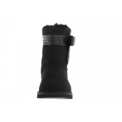 Уги UGG Australia Josette Black з декоративним шкіряним бантом збоку (розмір 38)
