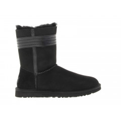 Уги UGG Australia Josette Black з декоративним шкіряним бантом збоку (розмір 38)