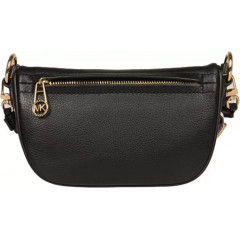 Women's leather waist bag Michael Kors XS SLING PACK MSGR (color - black)