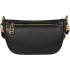 Women's leather waist bag Michael Kors XS SLING PACK MSGR (color - black)