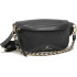 Women's leather waist bag Michael Kors XS SLING PACK MSGR (color - black)