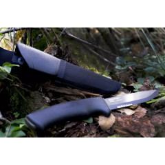Тактичний армійський військовий ніж Morakniv Tactical SRT чорний