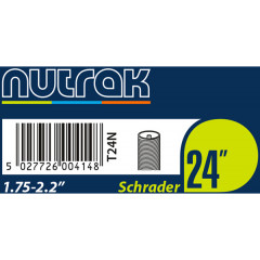 Камера велосипедна Nutrak Inner Tube 24X1.75-2.125 SV