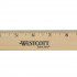 Чертежная линейка в дюймах Westcott 12" Wood Ruler