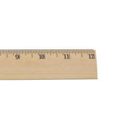 Креслярська лінійка в дюймах Westcott 12" Wood Ruler