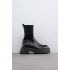 Zara boots-socks with tractor sole (size 38)
