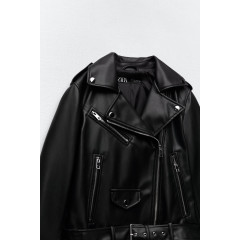 Жіноча куртка Zara зі штучної шкіри розмір XS (42)