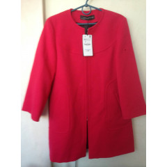 Пальто жіноче Zara з круглим коміром розмір XS (42)