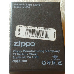 Запальничка Zippo 200 Classic Brush Fnish Chrome