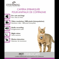 Цифрова камера для домашніх тварин EYENIMAL Pet Videocam (вага 30 гр)